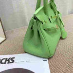 Hermès Birkin Grenat Green Togo Gold Hardware bag - Image 9