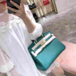 Hermes Birkin Malachite Togo Gold Hardware Bag - Image 4