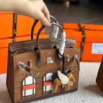 Hermès Sac Faubourg Matte Alligator Brown Handbag - Image 3