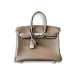 Hermès Birkin Etoupe Clemence Silver Hardware Bag