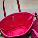 Louis Vuitton Neverfull BB Bandoulière Rose Pondichery Reversible Bag - Image 6