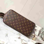 Louis Vuitton Neverfull MM Tote Monogram Canvas Cerise Red Interior Bag - Image 4