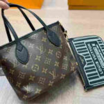 Louis Vuitton Neverfull Bandoulière Inside Out BB Black Reversible Crossbody Bag - Image 3