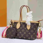 Louis Vuitton Neverfull MM Monogram Canvas Tote Bag - Image 2