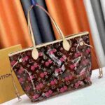 Louis Vuitton Neverfull MM Cerise Cherry Print Tote Bag - Image 2
