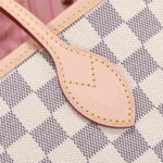 Louis Vuitton Neverfull GM Damier Azur Rose Ballerine Tote Bag - Image 4