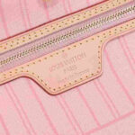 Louis Vuitton Neverfull GM Damier Azur Rose Ballerine Tote Bag - Image 8