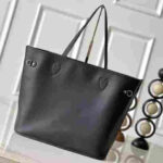 Louis Vuitton Neverfull Inside Out MM Black Reversible Bag - Image 2