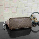 Louis Vuitton Neverfull MM Reversible Blue Grey Tote Bag - Image 4