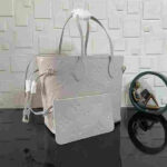 Louis Vuitton Neverfull MM Empreinte Brume Gray Tote Bag - Image 4