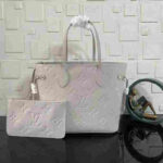 Louis Vuitton Neverfull MM Empreinte Brume Gray Tote Bag - Image 5