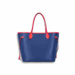 Louis Vuitton Neverfull MM Epi Leather Blue & Red Tote Bag