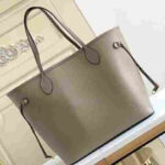 Louis Vuitton Neverfull MM Epi Leather Galet Grey Tote Bag - Image 5