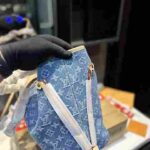 Louis Vuitton Neverfull MM Denim Monogram Blue bag - Image 5