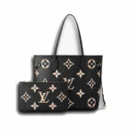 Louis Vuitton Neverfull MM Monogram Canvas Beige Tote Bag