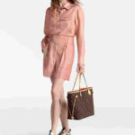 Louis Vuitton Neverfull MM Tote Monogram Canvas Cerise Red Interior Bag - Image 6