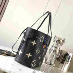 Louis Vuitton Neverfull MM Monogram Canvas Beige Tote Bag - Image 8