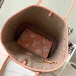 Louis Vuitton Neverfull MM Empreinte Trianon Pink Cream Bag - Image 4