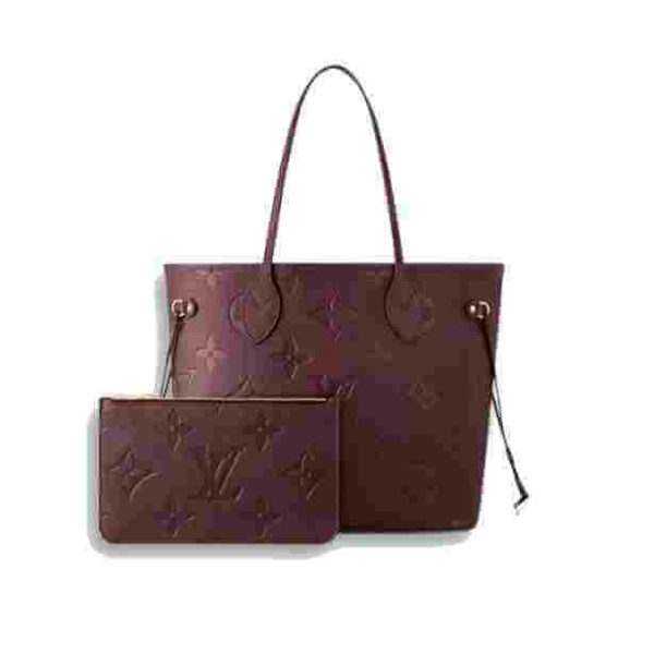 Louis Vuitton Neverfull MM Monogram Empreinte Tote Bag