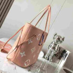 Louis Vuitton Neverfull MM Empreinte Trianon Pink Cream Bag - Image 5
