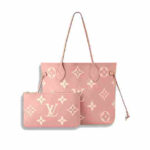 Louis Vuitton Neverfull MM Empreinte Trianon Pink Cream Bag