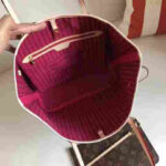 Louis Vuitton Neverfull MM Monogram Pivoine Pink Tote Bag - Image 4