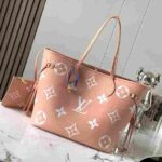 Louis Vuitton Neverfull MM Empreinte Trianon Pink Cream Bag - Image 7