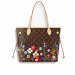 Louis Vuitton Neverfull MM Monogram x Murakami Tote Bag