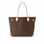 Louis Vuitton Neverfull MM Monogram Pivoine Pink Tote Bag