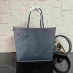 Louis Vuitton Neverfull MM Reversible Blue Grey Tote Bag - Image 6