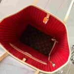 Louis Vuitton Neverfull MM Tote Monogram Canvas Cerise Red Interior Bag - Image 7