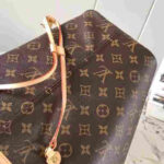Louis Vuitton Neverfull MM Tote Monogram Canvas Cerise Red Interior Bag - Image 9