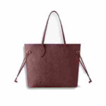 Louis Vuitton Neverfull MM Monogram Empreinte Grenat Tote Bag