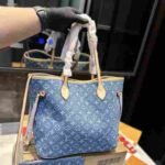 Louis Vuitton Neverfull MM Denim Monogram Blue bag - Image 2