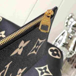 Louis Vuitton Neverfull MM Monogram Canvas Beige Tote Bag - Image 5