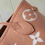 Louis Vuitton Neverfull MM Empreinte Trianon Pink Cream Bag - Image 8