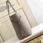 Louis Vuitton Neverfull MM Tourterelle Empreinte Leather Tote Bag - Image 10