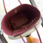 Louis Vuitton Neverfull MM Monogram Empreinte Grenat Tote Bag - Image 9