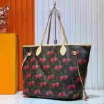 Louis Vuitton x Takashi Murakami Neverfull MM Cerises Cherry Bag - Image 5