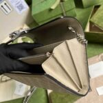 Gucci Dionysus Chain Wallet GG Canvas Bag Beige and White - Image 3