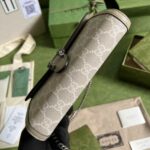 Gucci Dionysus Chain Wallet GG Canvas Bag Beige and White - Image 4