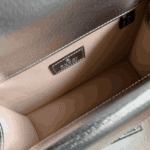 Gucci Dionysus Mini Silver Metallic Leather Bag - Image 6