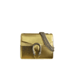 Gucci Dionysus Mini Bag Gold Metallic Leather Shoulder Bag