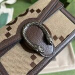 Gucci Dionysus Super Mini GG Canvas Shoulder Brown Bag - Image 6