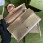 Gucci Dionysus Super Mini Metallic Leather Shoulder Gold Bag - Image 6