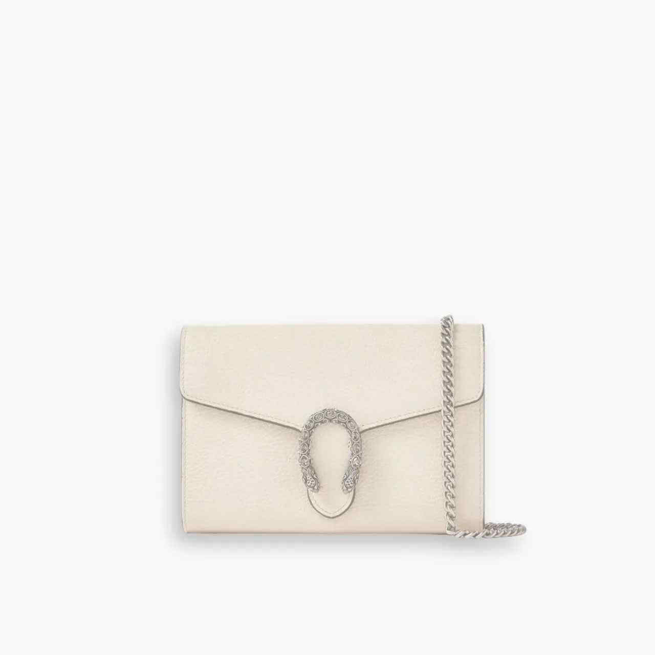 Gucci Dionysus Wallet on Chain White Leather Gucci Dionysus Wallet on Chain White Leather - Image 1