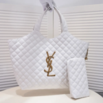 Saint Laurent Icare Maxi Shopping Bag White - Image 3