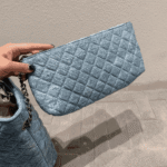 Saint Laurent Icare Maxi Shopping Bag Blue - Image 4