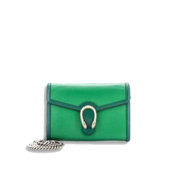 Gucci Dionysus Mini Bag Green Leather