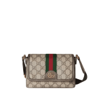 Gucci Ophidia Mini GG Crossbody Bag Beige & Dark Brown